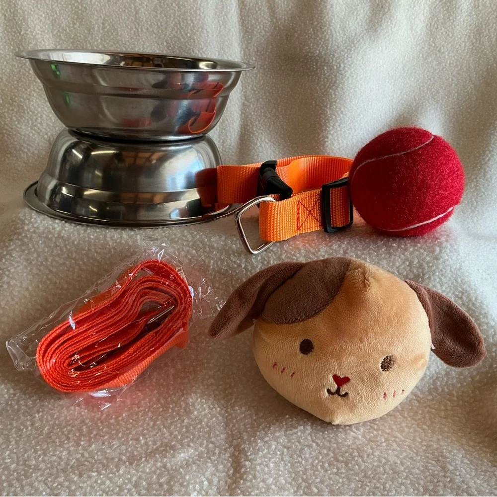 6 piece Dog Toy Set with accessories